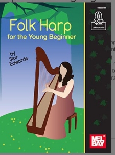 Folk Harp for the Young Beninner book cover
